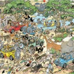 Jan Van Haasteren Safari & Storm 2-in-1 Puzzel - 2 X 1000 Stukjes -Exporteren puzzels winkel 550x393