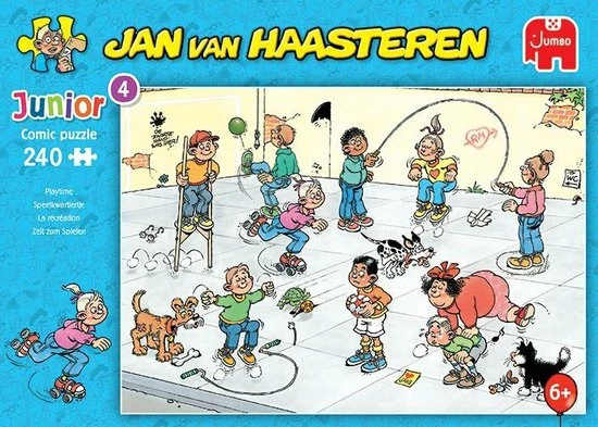 Jan Van Haasteren Junior Speelkwartiertje Puzzel - 240 Stukjes - Kinderpuzzel 7 Jan Van Haasteren Junior Speelkwartiertje Puzzel - 240 Stukjes - Kinderpuzzel - Afbeelding 5