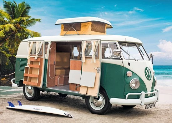 Ravensburger Puzzel Volkswagen T1 Camper Van - Legpuzzel - 1000 Stukjes 5 Ravensburger Puzzel Volkswagen T1 Camper Van - Legpuzzel - 1000 Stukjes - Afbeelding 3