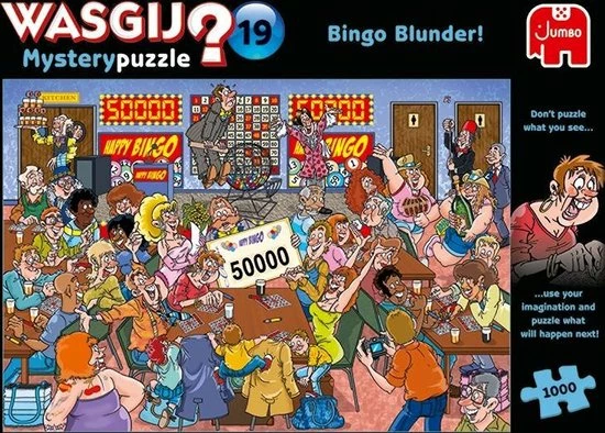 Wasgij Mystery 19 Bingobedrog! Puzzel - 1000 Stukjes 9 Wasgij Mystery 19 Bingobedrog! Puzzel - 1000 Stukjes - Afbeelding 7