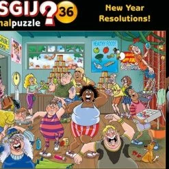 Wasgij Original 36 Goede Voornemens! Puzzel - 1000 Stukjes -Exporteren puzzels winkel 550x394 15