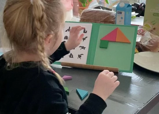 Seizoenstunter Tangram Puzzel Magnetisch Voor Peuters En Kleuters - Educatief - Puzzelboek - Magneetboek - Houten Vormenpuzzel - 96 Puzzels - Groen 4 Seizoenstunter Tangram Puzzel Magnetisch Voor Peuters En Kleuters - Educatief - Puzzelboek - Magneetboek - Houten Vormenpuzzel - 96 Puzzels - Groen - Afbeelding 2