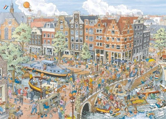 Ravensburger Puzzel Fleroux Amsterdam - Legpuzzel - 1000 Stukjes 10 Ravensburger Puzzel Fleroux Amsterdam - Legpuzzel - 1000 Stukjes - Afbeelding 8