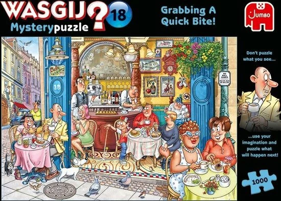 Wasgij Mystery 18 Een Snelle Hap! Puzzel - 1000 Stukjes 9 Wasgij Mystery 18 Een Snelle Hap! Puzzel - 1000 Stukjes - Afbeelding 7