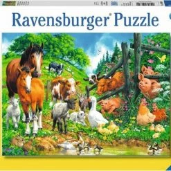 Ravensburger Puzzel Dierenbijeenkomst - Legpuzzel - 100 Stukjes -Exporteren puzzels winkel 550x394 37