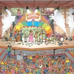 Jan Van Haasteren Eurovisie Songfestival Puzzel - 1000 Stukjes 21 Jan Van Haasteren Eurovisie Songfestival Puzzel - 1000 Stukjes -Exporteren puzzels winkel 550x394 4