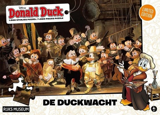 Donald Duck Puzzel 1000 Stukjes - De Duckwacht 6 Donald Duck Puzzel 1000 Stukjes - De Duckwacht - Afbeelding 4