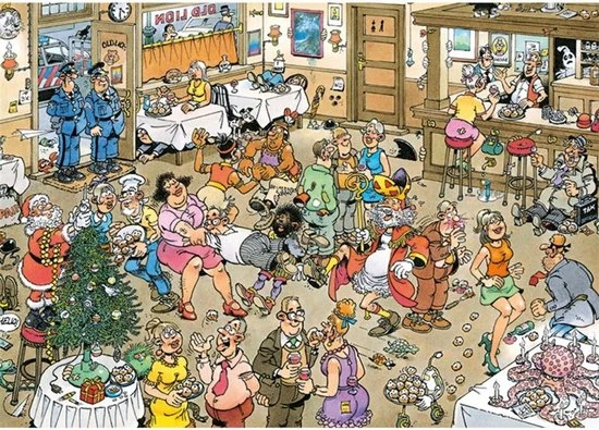 Jan Van Haasteren Op Het Nieuwe Jaar! Puzzel - 500 Stukjes 10 Jan Van Haasteren Op Het Nieuwe Jaar! Puzzel - 500 Stukjes - Afbeelding 8