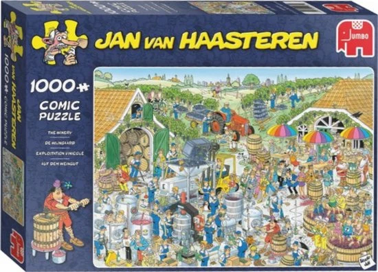 Jan Van Haasteren De Wijnmakerij Puzzel - 1000 Stukjes 14 Jan Van Haasteren De Wijnmakerij Puzzel - 1000 Stukjes - Afbeelding 12
