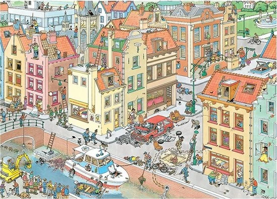 Jan Van Haasteren Het Ontbrekende Stukje Puzzel - 1000 Stukjes 3 Jan Van Haasteren Het Ontbrekende Stukje Puzzel - 1000 Stukjes