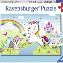 Ravensburger Puzzel Sprookjesachtige Eenhoorn - 2x24 Stukjes - Kinderpuzzel -Exporteren puzzels winkel 550x397 10
