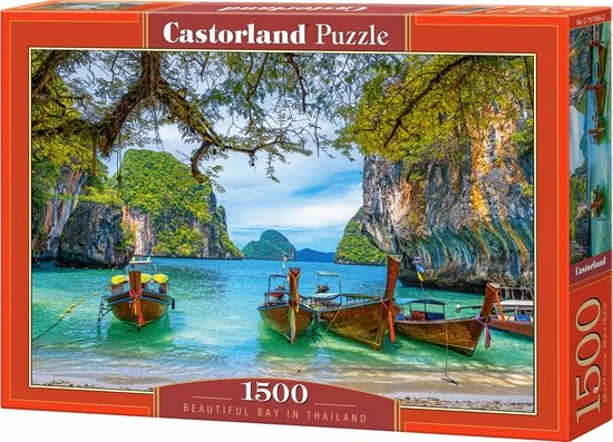 Castorland Legpuzzel Beautiful Bay In Thailand - 1500 Stukjes 3 Castorland Legpuzzel Beautiful Bay In Thailand - 1500 Stukjes