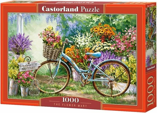 Castorland Legpuzzel The Flower Mart - 1000 Stukjes 3 Castorland Legpuzzel The Flower Mart - 1000 Stukjes
