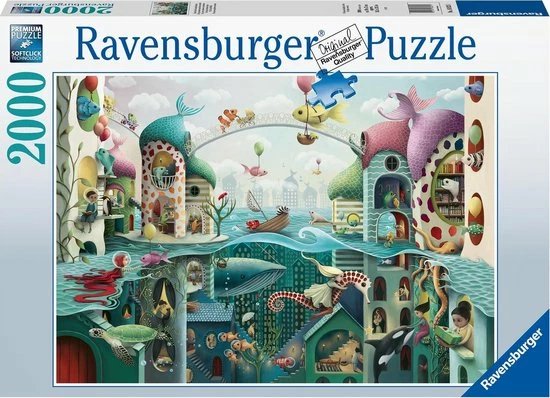 Ravensburger Puzzel If Fish Could Walk - Legpuzzel - 2000 Stukjes 3 Ravensburger Puzzel If Fish Could Walk - Legpuzzel - 2000 Stukjes