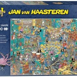 Jan Van Haasteren De Muziekwinkel Puzzel - 5000 Stukjes 19 Jan Van Haasteren De Muziekwinkel Puzzel - 5000 Stukjes -Exporteren puzzels winkel 550x399 1