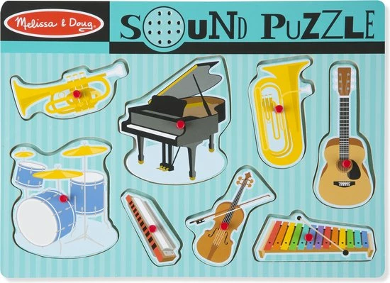 Melissa & Doug - Musical Instruments - Legpuzzle Met Geluid 7 Melissa & Doug - Musical Instruments - Legpuzzle Met Geluid - Afbeelding 5