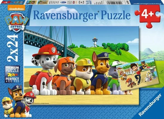Ravensburger PAW Patrol: Dappere Honden - Puzzel - 2x24 Stukjes 3 Ravensburger PAW Patrol: Dappere Honden - Puzzel - 2x24 Stukjes
