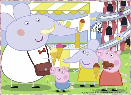 Ravensburger Peppa Pig Puzzelbox Puzzels 12+16+20+24 Stukjes - Kinderpuzzel 6 Ravensburger Peppa Pig Puzzelbox Puzzels 12+16+20+24 Stukjes - Kinderpuzzel - Afbeelding 4