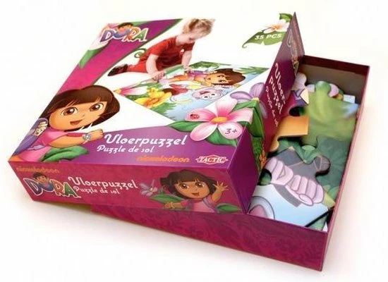 Tactic Dora Vloerpuzzel - 35 Stukjes 6 Tactic Dora Vloerpuzzel - 35 Stukjes - Afbeelding 4
