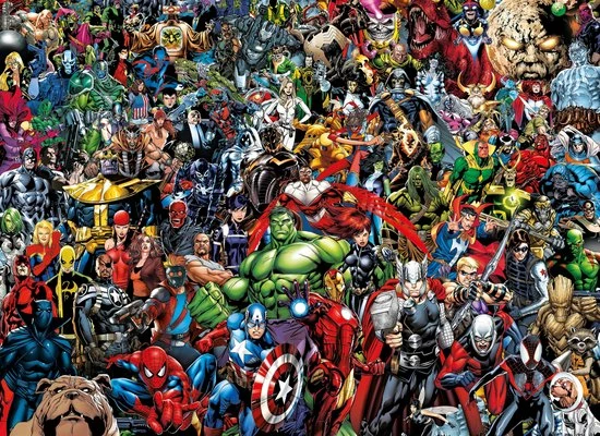 Clementoni Impossible Legpuzzel Marvel - 1000 Stukjes 6 Clementoni Impossible Legpuzzel Marvel - 1000 Stukjes - Afbeelding 4