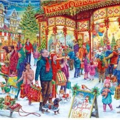 Puzzel Gibsons Christmas Limited Edition Winter Wonderland 1000 Stukjes -Exporteren puzzels winkel 550x401 13