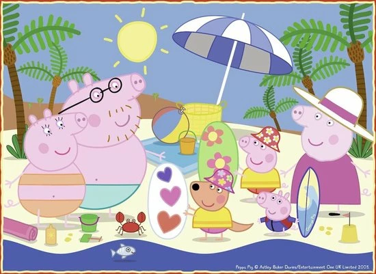 Ravensburger Peppa Pig Puzzelbox Puzzels 12+16+20+24 Stukjes - Kinderpuzzel 5 Ravensburger Peppa Pig Puzzelbox Puzzels 12+16+20+24 Stukjes - Kinderpuzzel - Afbeelding 3