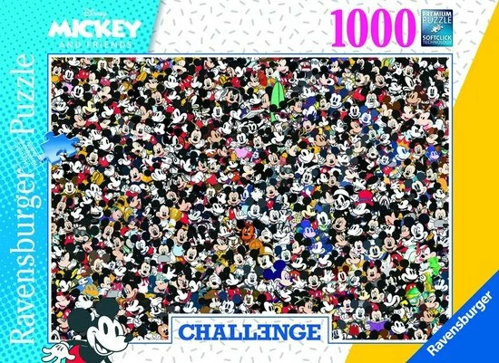 Ravensburger Puzzel Challenge Mickey - Legpuzzel - 1000 Stukjes 5 Ravensburger Puzzel Challenge Mickey - Legpuzzel - 1000 Stukjes - Afbeelding 3