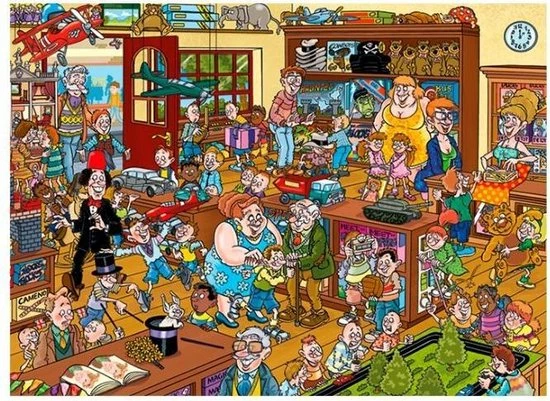 Wasgij Destiny 20 De Speelgoedwinkel! Puzzel - 1000 Stukjes 15 Wasgij Destiny 20 De Speelgoedwinkel! Puzzel - 1000 Stukjes - Afbeelding 13