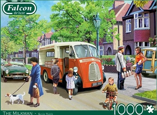 Falcon Puzzel The Milkman - Legpuzzel - 1000 Stukjes 6 Falcon Puzzel The Milkman - Legpuzzel - 1000 Stukjes - Afbeelding 4