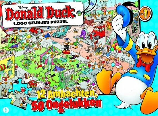 Donald Duck Puzzel 1 6 Donald Duck Puzzel 1 - Afbeelding 4