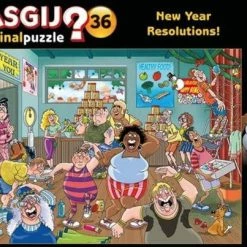 Wasgij Original 36 Goede Voornemens! Puzzel - 1000 Stukjes -Exporteren puzzels winkel 550x403 26