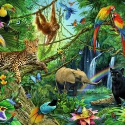 Ravensburger Puzzel Dieren In De Jungle - Legpuzzel - 200 Stukjes -Exporteren puzzels winkel 550x403 30