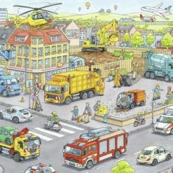 Ravensburger Puzzel Voertuigen In De Stad - Legpuzzel - 100 Stukjes -Exporteren puzzels winkel 550x403 43
