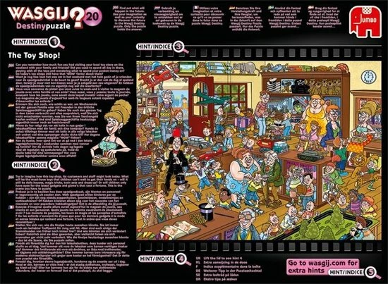 Wasgij Destiny 20 De Speelgoedwinkel! Puzzel - 1000 Stukjes 13 Wasgij Destiny 20 De Speelgoedwinkel! Puzzel - 1000 Stukjes - Afbeelding 11