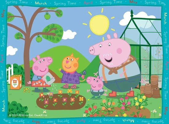 Ravensburger Puzzel Peppa Pig: 4 Seizoenen - 12+16+20+24 Stukjes 8 Ravensburger Puzzel Peppa Pig: 4 Seizoenen - 12+16+20+24 Stukjes - Afbeelding 6