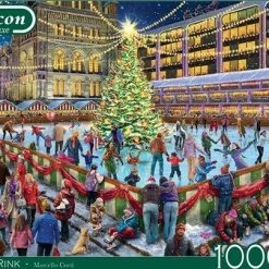 Falcon Puzzel The Ice Rink - Legpuzzel - 1000 Stukjes -Exporteren puzzels winkel 550x404 15