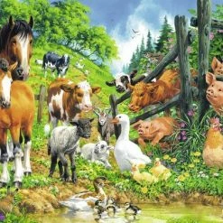 Ravensburger Puzzel Dierenbijeenkomst - Legpuzzel - 100 Stukjes -Exporteren puzzels winkel 550x404 44