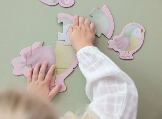 Little Dutch -Vormen Puzzel Flowers & Butterflies FSC 9 Little Dutch -Vormen Puzzel Flowers & Butterflies FSC - Afbeelding 7