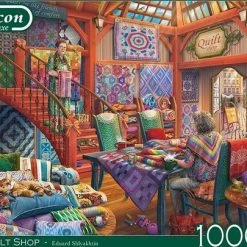 Falcon Puzzel The Quilt Shop - Legpuzzel - 1000 Stukjes 16 Falcon Puzzel The Quilt Shop - Legpuzzel - 1000 Stukjes -Exporteren puzzels winkel 550x405 22