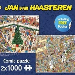 Jan Van Haasteren Kerstkoopjes & Black Friday Puzzel - 2 X 1000 Stukjes 20 Jan Van Haasteren Kerstkoopjes & Black Friday Puzzel - 2 X 1000 Stukjes -Exporteren puzzels winkel 550x406 40