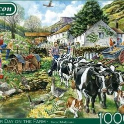 Falcon Puzzel Another Day On The Farm - Legpuzzel - 1000 Stukjes -Exporteren puzzels winkel 550x406 45
