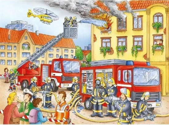 Ravensburger Puzzel Brandweer - Legpuzzel - 100 Stukjes 9 Ravensburger Puzzel Brandweer - Legpuzzel - 100 Stukjes - Afbeelding 7