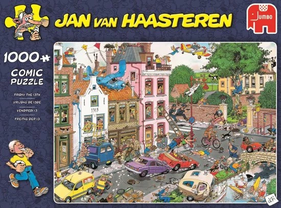 Jan Van Haasteren Vrijdag De 13e Puzzel - 1000 Stukjes 10 Jan Van Haasteren Vrijdag De 13e Puzzel - 1000 Stukjes - Afbeelding 8