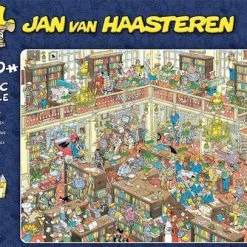 Jan Van Haasteren De Bibliotheek Puzzel - 2000 Stukjes 25 Jan Van Haasteren De Bibliotheek Puzzel - 2000 Stukjes -Exporteren puzzels winkel 550x407 26