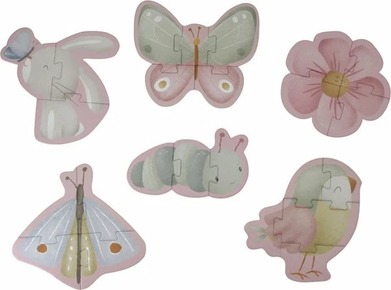 Little Dutch -Vormen Puzzel Flowers & Butterflies FSC 26 Little Dutch -Vormen Puzzel Flowers & Butterflies FSC - Afbeelding 24