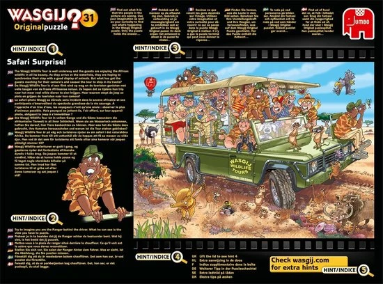 Wasgij Original 31 Safari Spektakel! Puzzel - 1000 Stukjes 11 Wasgij Original 31 Safari Spektakel! Puzzel - 1000 Stukjes - Afbeelding 9
