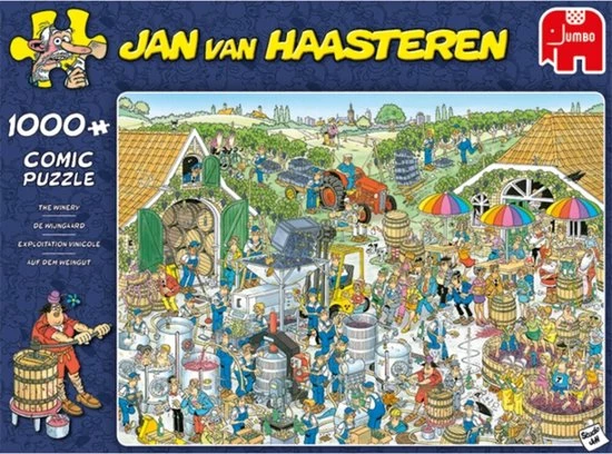 Jan Van Haasteren De Wijnmakerij Puzzel - 1000 Stukjes 12 Jan Van Haasteren De Wijnmakerij Puzzel - 1000 Stukjes - Afbeelding 10