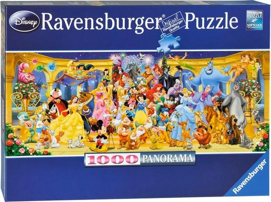 Ravensburger Puzzel Panorama Disney Groepsfoto - Legpuzzel - 1000 Stukjes 8 Ravensburger Puzzel Panorama Disney Groepsfoto - Legpuzzel - 1000 Stukjes - Afbeelding 6