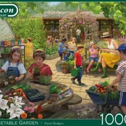 Falcon Puzzel The Vegetable Garden - Legpuzzel - 1000 Stukjes -Exporteren puzzels winkel 550x410 8