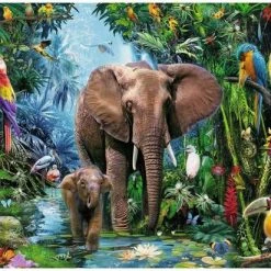 Ravensburger Puzzel Olifanten In De Jungle - Legpuzzel - 150XXL Stukjes -Exporteren puzzels winkel 550x412 48
